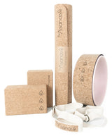 kork yogamatte, kork yogablokk, yogahjul, yogahjul øvelser