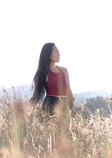 bærekraftig treningstøy crop top yoga yogautstyr yogaklær bambus bomull