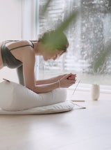 The Cloud - Yoga Bolster - Hvit Naturell