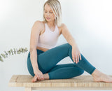 Yoga Tights Bambus/Bomull - Teal Grønn