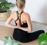 Yoga Tights Bambus/Bomull - Klassisk Svart