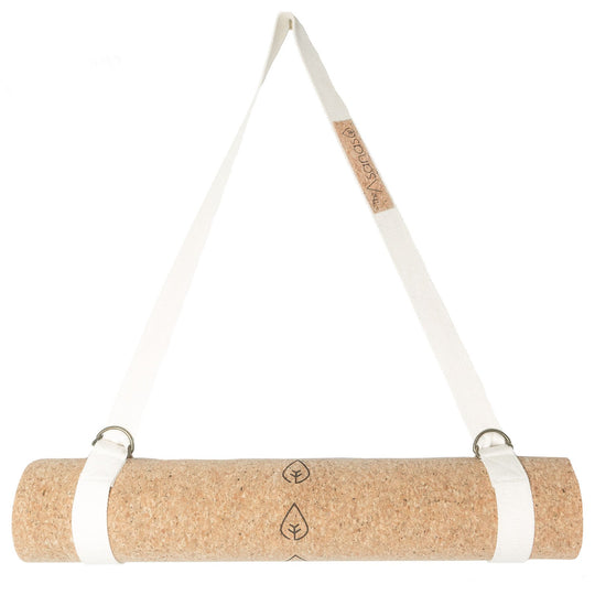 kork yogamatte, kork yogablokk, yogahjul, yogahjul øvelser, bærestropp yogamatte